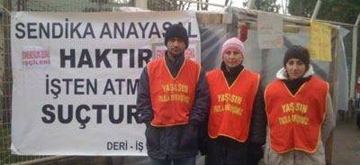 İsmacco işçilerinin direnişi sürüyor