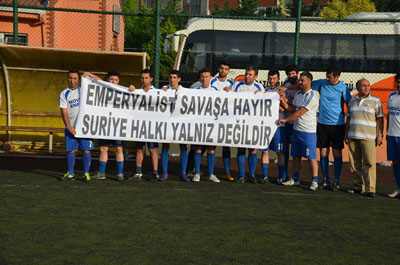 İstanbul Gazi Mahallesi’nde Sivaslılar “Emperyalist savaşa hayır” dedi