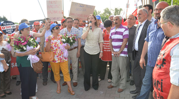 Grev de destek de büyüyor, THY alarmda