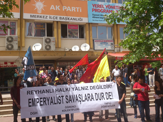 Isparta’da üniversiteliler Reyhanlı için yürüdü