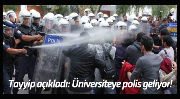 Üniversitenin kapıları polise tamamen açılıyor