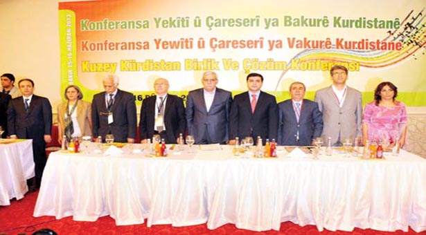 Kuzey Kürdistan Birlik ve Çözüm Konferansı sonuç bildirgesi açıklandı