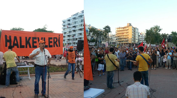 Antalya Halkevi, direnişin merkezi Cumhuriyet Meydanı'nda 20.00'da başlayan bir dizi etkinlik gerçekleştirdi. İlk olarak yerel bir müzik grubunun sahne aldığı meydandaki etkinlik, Halkevleri GYK Üyesi Kutay Meriç'in konuşmasıyla devam etti. Yerel ozanlar ve müzik gruplarının destekleriyle etkinlikler devam etti. 