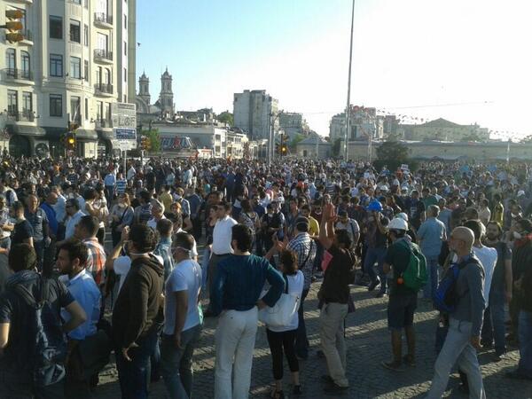 19.02 itibariyle Taksim Meydanı