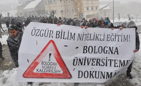 Gazi'de üniversiteliler Bologna sürecine karşı yürüyecek