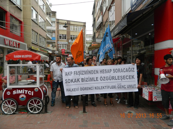 Samsun İstanbul’daki Gezi operasyonu için sokağa çıktı
