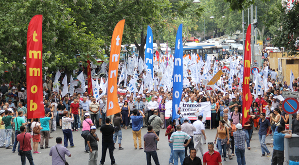 TMMOB torba yasaya karşı bir kez daha Kızılay’daydı