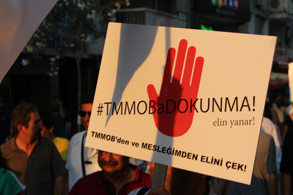 TMMOB yöneticileri bugün Gezi Parkı’nda