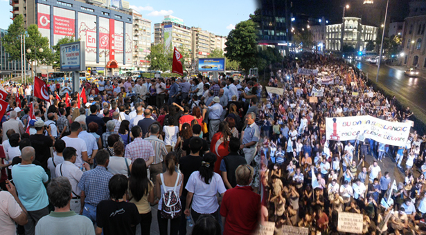 Binlerce kişi Taksim ve Dayanışma için sokaklara, parklara çıktı