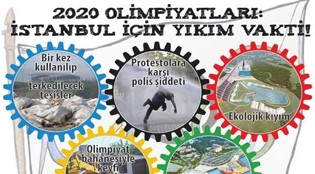 Yeni Şafak’ın haberine katkı: “Olimpiyatlara Hayır” da diyoruz!