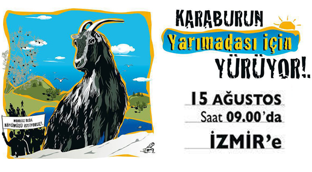 Çapulcu Keçiler İzmir&#8217;e yürüyor