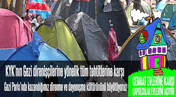 Cemaat evlerine karşı çapulcular evlerini açıyor