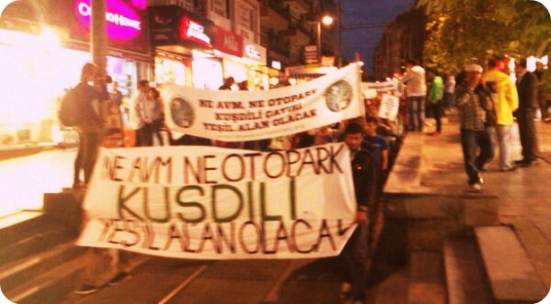 ‘Ne AVM ne otopark Kuşdili yeşil alan olacak’