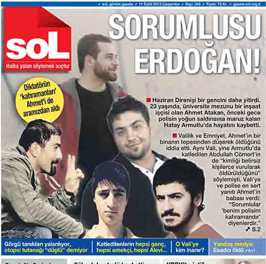 soL’un Gezi haberleri suç sayıldı