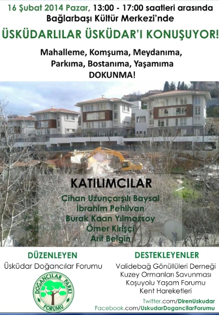 Üsküdarlılar mahallelerine sahip çıkıyor