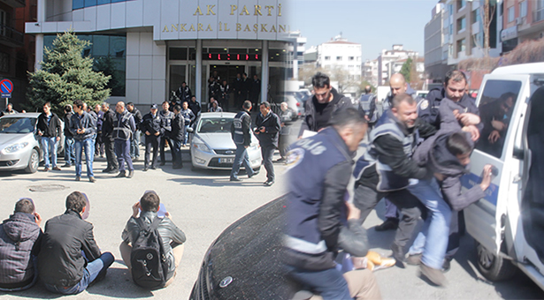 Berkin Elvan için AKP binası önüne giden liselilere hukuksuz gözaltı