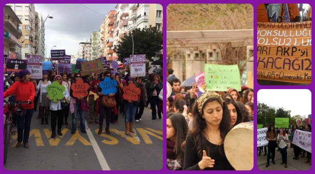 İl il 8 Mart eylemleri: &#8216;İsyana gerek var&#8217;