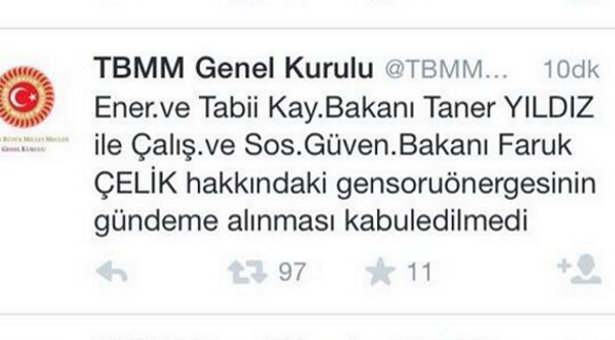 AKP Soma&#8217;yla yüzleşmekten korktu: Gensoruyu reddetti