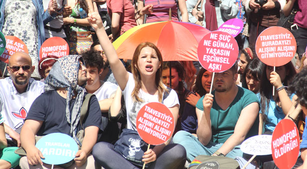 Anti-homofobi yürüyüşünde Soma vurgusu