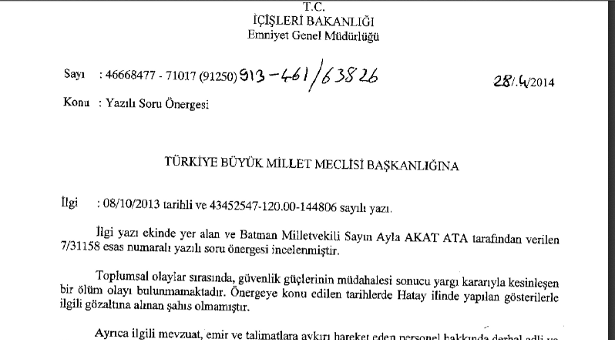 İçişleri Bakanı polis şiddeti sorularını yanıtsız bıraktı