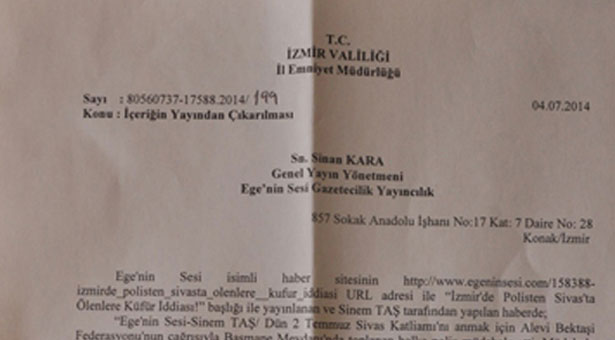 İzmir polisinden basın özgürlüğüne müdahale