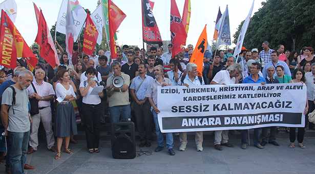 Ankara Dayanışması: “Tüm dünya göz yumsa da, katliamlara karşı mücadele edeceğiz!”