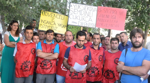VEDAŞ işçisi kararlı, bugün çadır, yarın açlık grevi