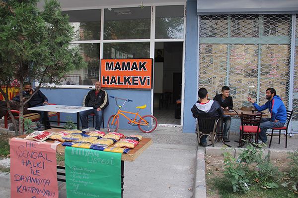 Mamak Halkevi, Suriye ve Irak'ta IŞİD saldırılarından kaçan ve yardım bekleyen Ezidiler, Kürtler ve Türkmenler için çalışmalarına çok önce başlamıştı.