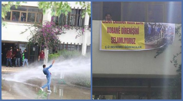 Çukurova Üniversitesi&#8217;nde polis ve sivil faşist saldırısına karşı işgal