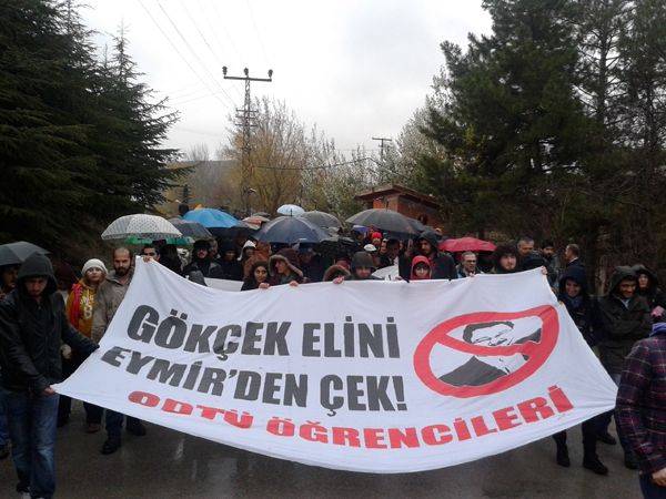 ODTÜ’lülerden Gökçek’in &#8216;eylemine&#8217; karşı eylem
