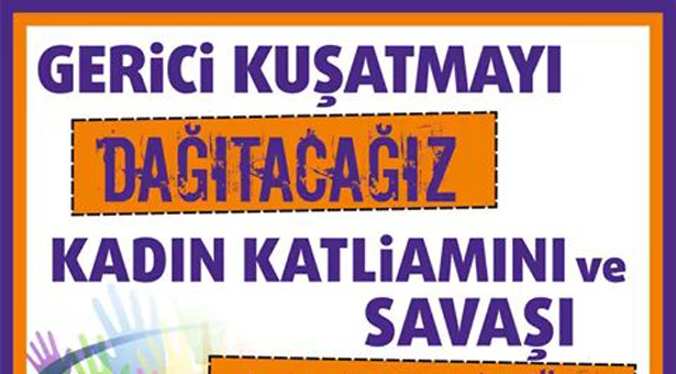Mersin’de 25 Kasım afişi asan kadınlara gözaltı ve para cezası