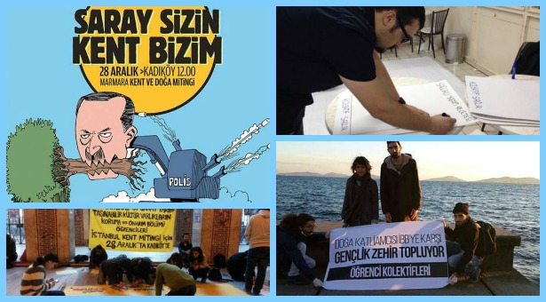 Tüm alanlardan üniversiteliler, Marmara&#8217;yı savunmaya çağırıyor