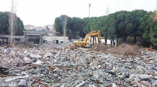 Cevizli Tekel’de yıkım başladı