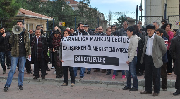 Bahçelievler&#8217;de iş cinayetleri ve elektrik kesintilerine karşı eylem