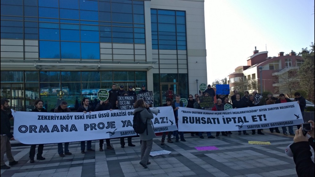 Sarıyer Kent Dayanışması&#8217;ndan Sarıyer Belediyesi&#8217;ne uyarı