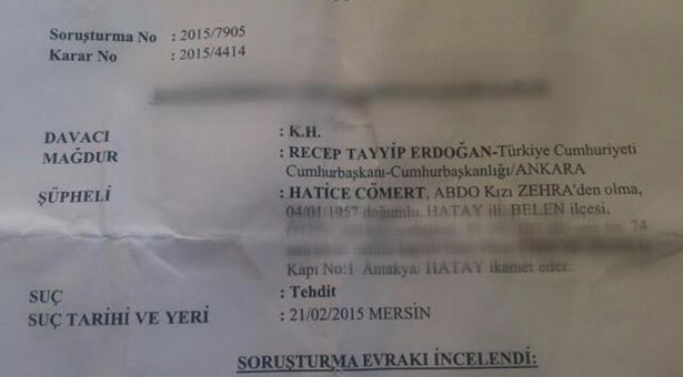 Erdoğan, Abdullah Cömert’in annesine “tehdit” davası açtı