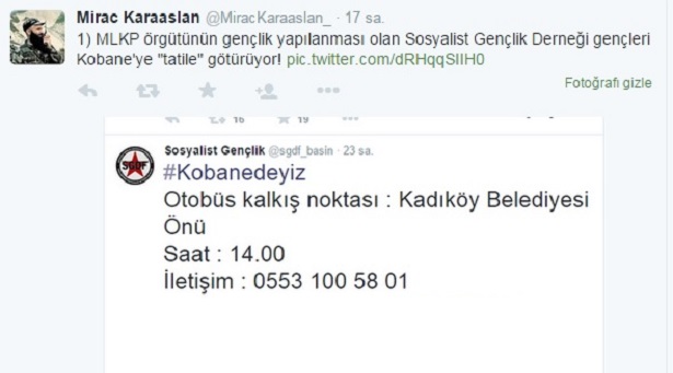 Türkiyeli El Kaideciler katliam öncesi SGDF'li gençleri hedef göstermişti!