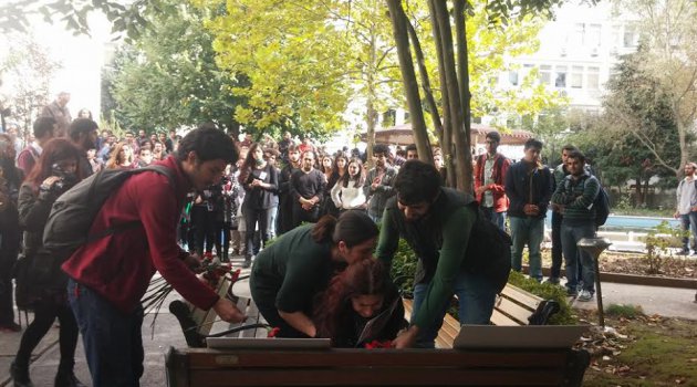 Katliamda yitirilen Güney Doğan için üniversitesinde anma töreni