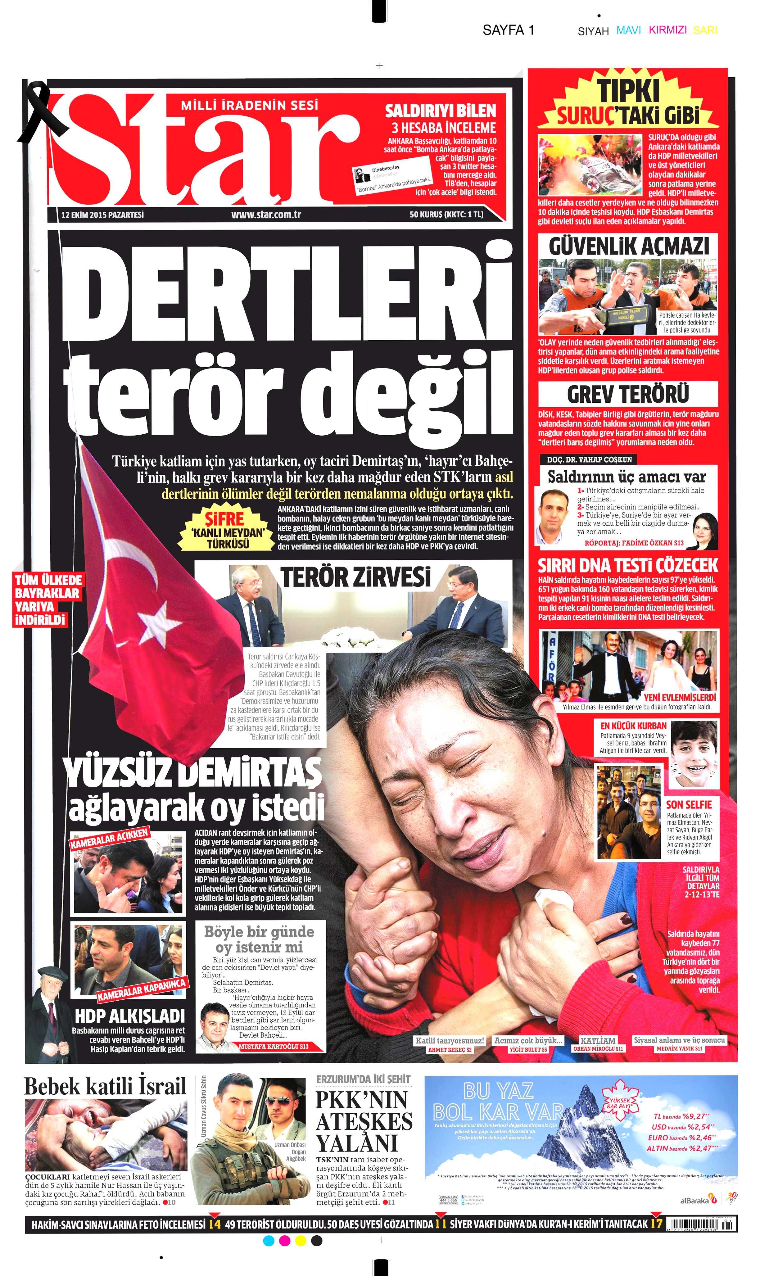 Yandaş medya katliam sonrası manipülasyon derdinde