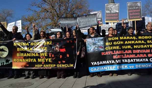 Katliamın yıldönümünde dört bir yanda eylem: Roboski dört yıldır kanıyor!