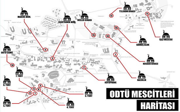 YÖK&#8217;ten ODTÜ&#8217;ye &#8216;mescit çalışmalarının takibi&#8217; komisyonu