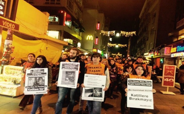 Barış için İstanbul&#8217;dan direniş çağrısı: &#8220;Memleketi katillere bırakma&#8221;