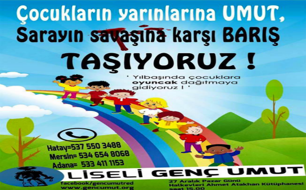 &#8220;Mersin, Adana ve Hatay&#8217;da çocuklar için yapabileceğin bir şey var&#8221;