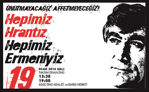 Hrant Dink, ölümünün 9. yılında yürüyüş ve nöbet ile anılacak