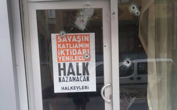 İkitelli Halkevi silahla tarandı