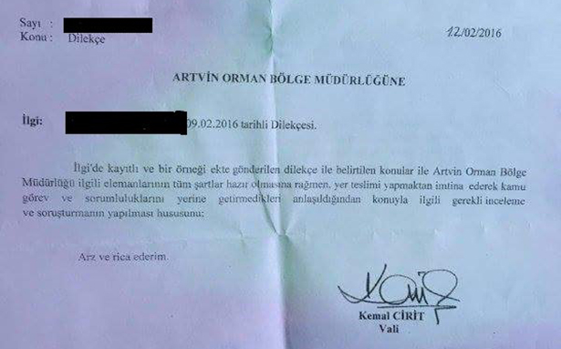 Artvin&#8217;de mühendislere soruşturma tutanağı ortaya çıktı