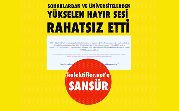 Üniversitenin sesi Kolektifler.net&#8217;e erişim engeli