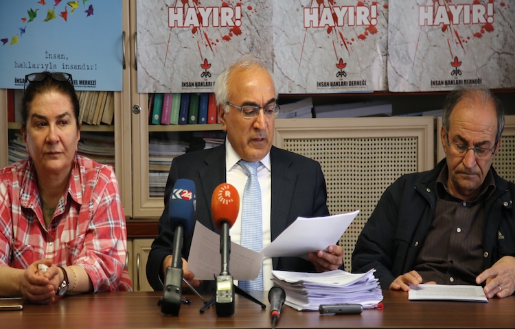 İHD, &#8220;fiili başkanlık dönemi&#8221;ndeki hak ihlallerini raporunu yayımladı
