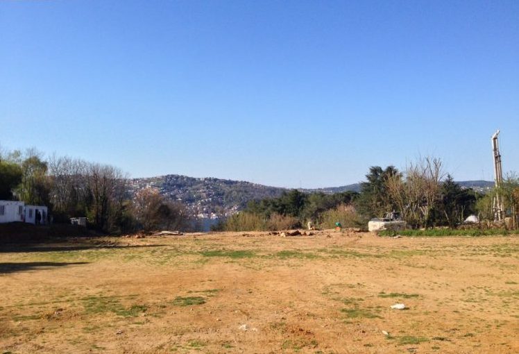 Boğaz öngörünümünde ağaç katliamı, kesilen ağaçlardan arsa sınırı