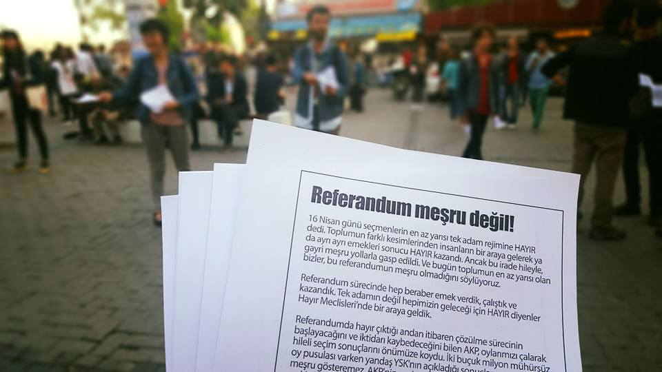Hayır Meclisleri 21 Mayıs&#8217;ta sokağa çıkıyor: Meşru değilsiniz!
